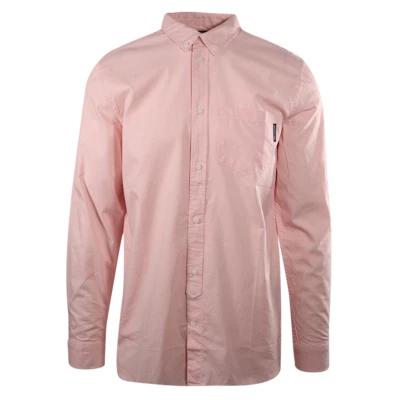 DC Shoes Men's Classic Oxford Light Pink L/S Woven Shirt (Retail $50) - Image 1 of 4