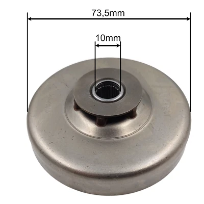 Kettenrad 3/8" 6Z für Dolmar 100 PS33 PS330 PS340 PS341 PS39 PS390 PS401 PS411 - Bild 1 von 3