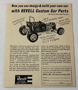 Pubblicità kit modellini Revell 1963 ~ PROGETTA E COSTRUISCI la tua Hot Rod ~ RICAMBI AUTO PERSONALIZZATI - Foto 1 di 1