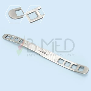 Bruening Tongue Depressor S.S Fenestrated Cheek Retractor Dental Ent Spatula - Picture 1 of 5