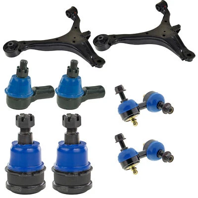 Juego de 8 piezas de brazo de control de suspensión delantera Mevotech para Acura RSX 2002-04 Foto 1 de 4