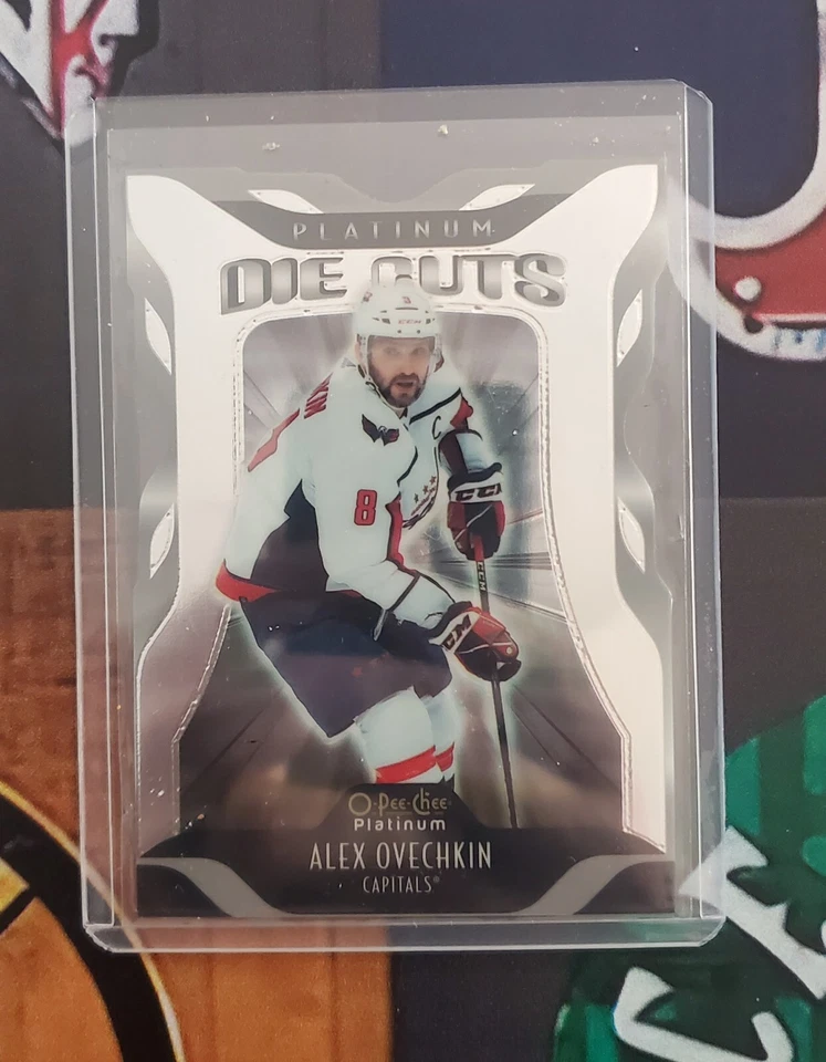 2021-22 O-Pee-Chee Platinum Die Cuts #DC-5 Alex Ovechkin Washington Capitals - Image 1 of 2