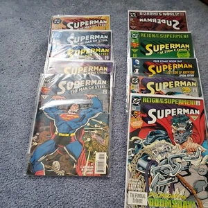 11 Cl Menge 10 Superman der Mann aus Stahl und Superman Comics - Bild 1 von 6