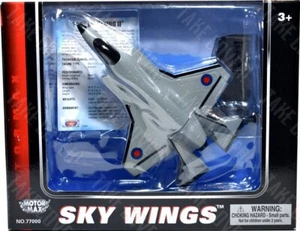 Motormax Skywings - F-35 Lightning II - Diecast RAF Stealth Jet Aircraft Toy - Picture 1 of 3