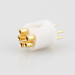 Viborg LP107G Pure Copper 5 pin DIN Gold plated plug Turntable tonearm - Picture 1 of 7