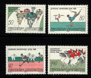 OPC 1988 Liechtenstein Juego Olímpico Sc#888-891 MNH 49780c - Imagen 1 de 1