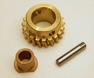 (NEW) John Deere Snowblower Bronze Auger Gear, Pin, Bushing AM130756 1128D 924DE - Picture 1 of 1