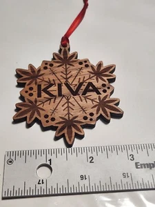 Kiva Cresco Holiday Ornament Wood - Picture 1 of 2