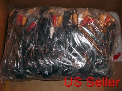 20X NEW AV Cable For Gamecube SNES Nintendo N64 VIDEO - Image 1 of 1