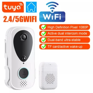 WIfi Dual-band Tuya Doorbell Video PIR Night Vision w/Indoor Bell Doorbell - Bild 1 von 79