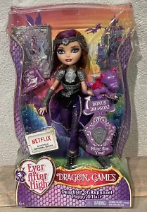 Ever After High Dragon Games Poppy O’Hair doll with dragon NRFB Netflix DHF35 - Imagen 1 de 7