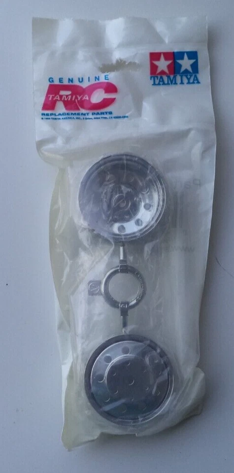 Tamiya 1/14 TRACTOR TRAILER V Part DUALLIE REAR RIM 12MM Tree 0445258 - Image 1 of 1