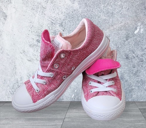 Scarpe Converse Giovani 2 Chuck Taylor All Star Sneakers Rosa Tela 658198F Casual