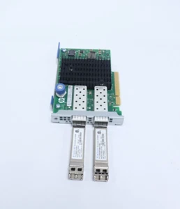 HP 10GB 2-Port 560FLR-SFP+ HSTNS-BN94 Network Card 665241-001 w/ Finisar Module - Picture 1 of 6