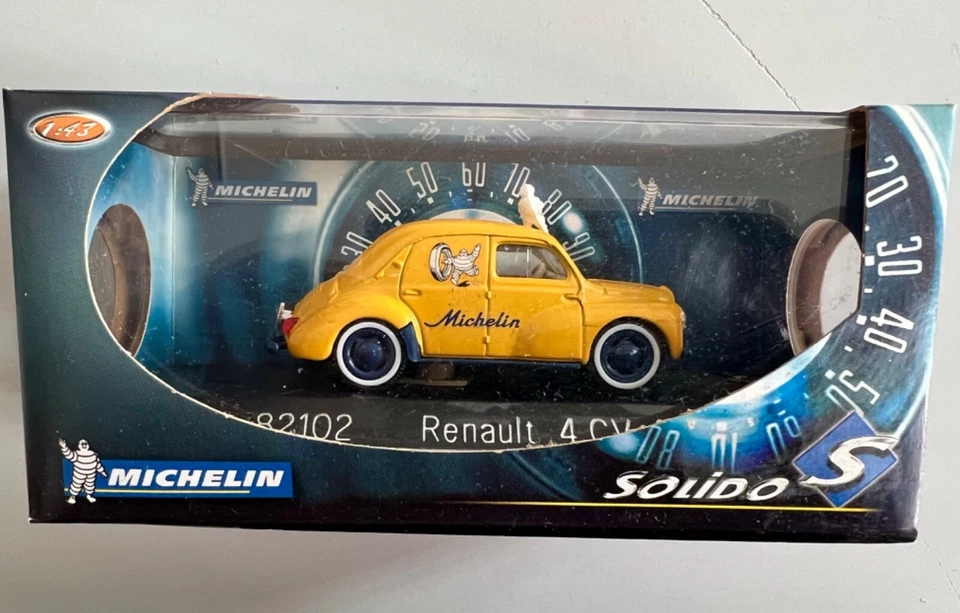 Solido 1/43 - MICHELIN Renault 4 CV de 1954 - ref. 82102 - NEUF - Photo 1/4