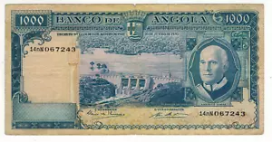 Angola Banknotes 1000 Escudos 1970 FINE 067243 - Picture 1 of 2