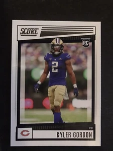 2022 Score Kyler Gordon RC #349 Chicago Bears - Picture 1 of 2