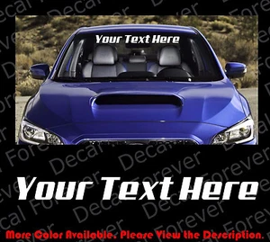 Calcomanía troquelada de vinilo troquelada para ventana de coche personalizada YOUR GRATIS RC077 - Imagen 1 de 10