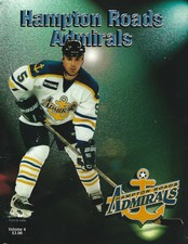 1999-00 Hampton Roads Admirals ECHL Minor League Hockey Program - #FWIL