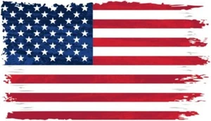 American Flag (Distressed) Decal - Picture 1 of 1