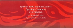 2000 SYDNEY OLYMPICS - OPENING CEREMONY - CHEERBAND - Brand New - Working well! - Picture 1 of 5