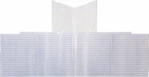 (100) Klar 7 mm SLIM CD DVD Daten Disc Juwel Hüllen Boxen Single Dünn #CDBS07CL - Bild 1 von 2