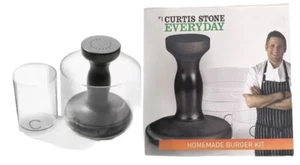 Curtis Stone Burger Press And Meat Tenderizer Set-NEW IN BOX - Picture 1 of 7
