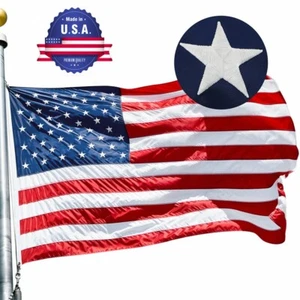FLAGSTARS US USA American Flag Made in USA|4x6 ft| Embroidered Stars, 300D Nylon - Picture 1 of 12