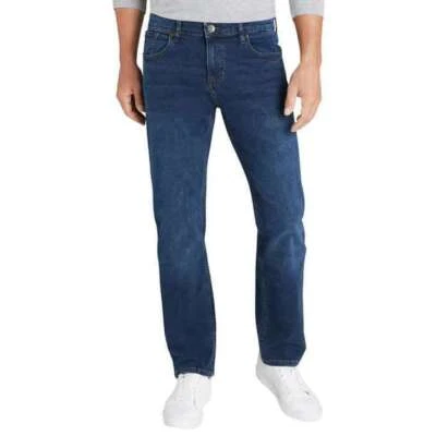 Chaps Mens Slim Straight Stretch Jeans Dark Blue 36 x 30 - Image 1 of 4