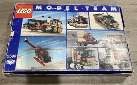 Vintage Lego Whirl N' Super Truck Model Team Set 5590 with Box Incomplete? Read