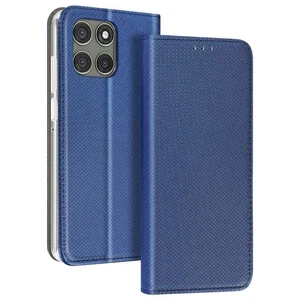 Avizar Case for Edge 60 Pro Textured Striated with Card Holder, Blue - Picture 1 of 5