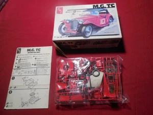 1979 AMT MG TC roadster 1/32 scale model kit open box unbuilt sealed bags - Picture 1 of 9