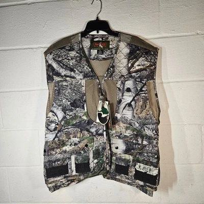 Mossy Oak Camo Hunting Utility Cargo Travel Vest with Pockets Brand New 4X - Image 1 of 4