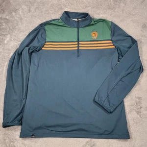 Pebble Beach Golf Links Jacket Mens Large Golf Pullover Adidas ClimaCool - Picture 1 of 14