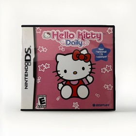 Hello Kitty Daily Nintendo DS CIB Game & Manual Great Condition Complete 2008