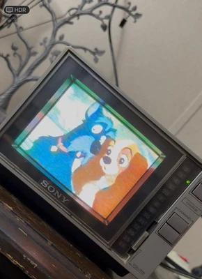 Retro Gaming Sony KV 5300 Trinitron Color TV Portable Cables television 5” Crt - Image 1 of 4