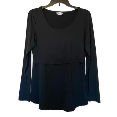 Kindred Bravely woman's size large L maternity pregnant long sleeve stretch top - Image 1 of 4