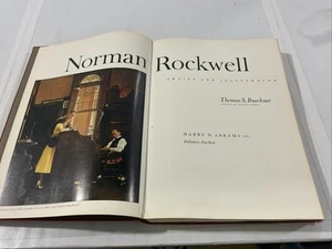 Norman Rockwell Künstler und Illustrator Couchtisch Buch 1970 Erstausgabe HCDJ - Bild 1 von 8