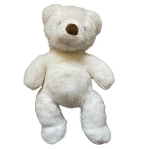 Russ White Teddy Bear Plush Soft Toy - Picture 1 of 3
