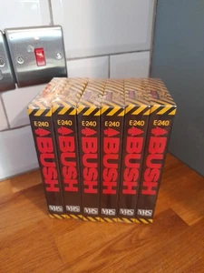 6 x Bush Blank VHS Video Cassette Tapes E240 NEW 4 Hour High Quality New Sealed - Picture 1 of 6