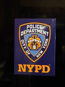 Nueva York imán recuerdo del departamento de policía 3"" h 2,5"" w - Imagen 1 de 2