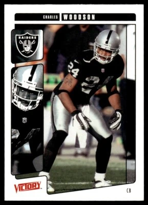 2001 Upper Deck Victory #252 Charles Woodson - Oakland Raiders - HOF - Image 1 of 2