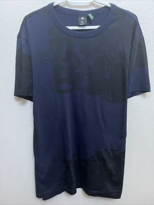NUEVA G-Star Raw Camiseta Para Hombres XXL Azul Manga Corta Cuello Redondo Algodón Nueva con Etiquetas 2XL Foto 1 de 4