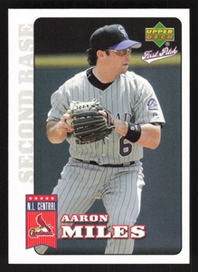 2006 Upper Deck First Pitch   Aaron Miles #59 St. Louis Cardinals