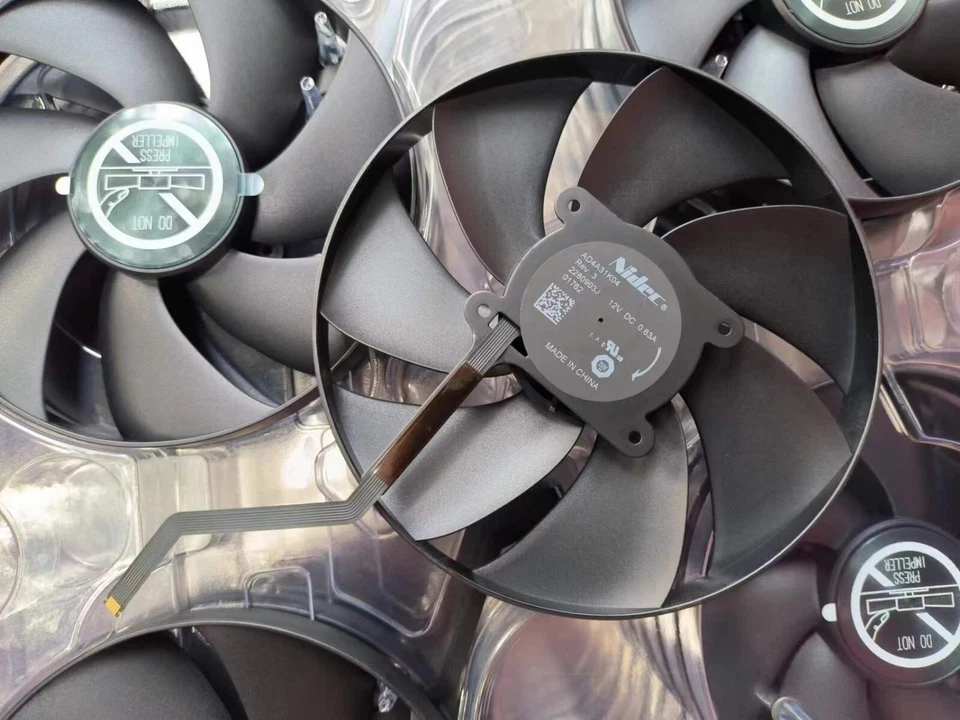 Nidec AD4A31K04  AD4A31K05 Dual fan For NVIDIA RTX4080 RTX4090 Graphics Card Fan - Image 1 of 3