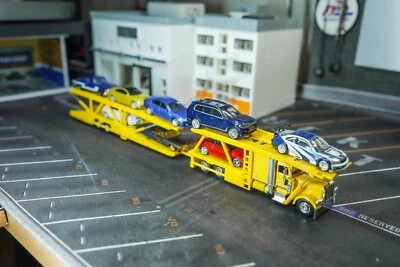 DCP 1/64 Peterbilt 389 CUSTOM MADE CAR HAULER - Image 1 of 4