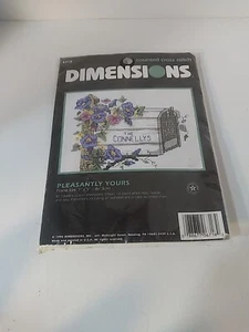 Dimensions 6718 Pleasantly Yours 5" x 7" Mailbox w/Vines Needlework Kit  - Picture 1 of 3