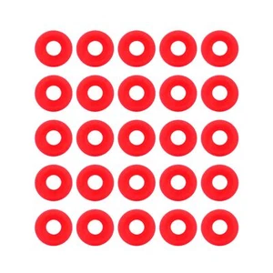 25Pcs Red Silicone Grolsch Gaskets For Swing Flip Top Bottle Home Brew Beer - Foto 1 di 12