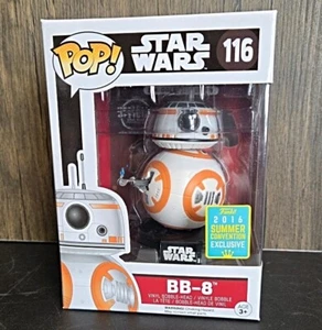 Funko Pop BB-8 Star Wars figure Bobble Head Summer Convention Exclusive 2016 - Foto 1 di 9