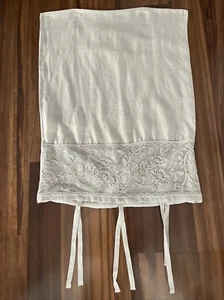 Wamsutta Vintage 100% Linen 26”X 20" Pillow Sham Taupe Lace Tied - Picture 1 of 9